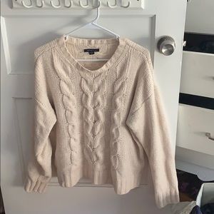 American Eagle cable knit sweater